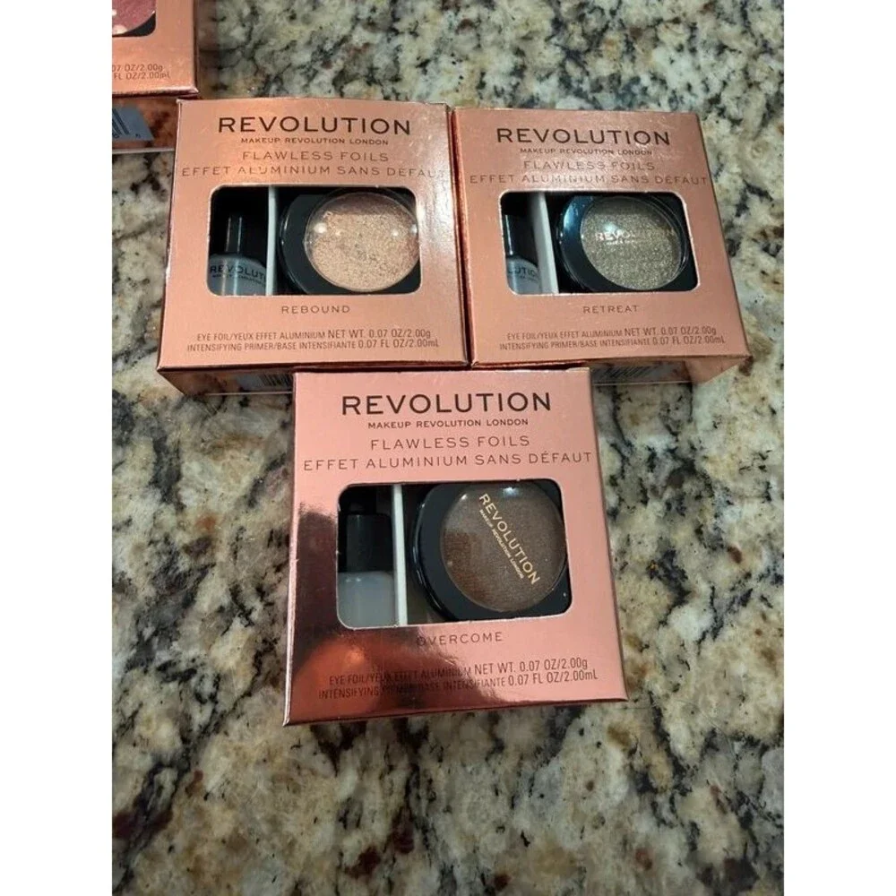 Foil eye shadow and primer set Eye make up cosmetics beauty bundle